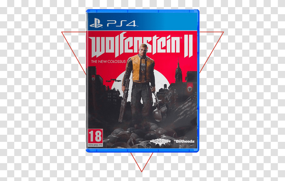 Wolfenstein 2 The New Colossus, Person, Human, Poster, Advertisement Transparent Png