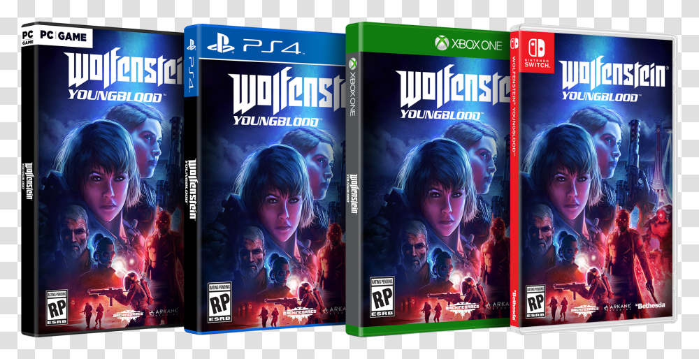 Wolfenstein Youngblood Pc, Person, Human, Disk, Dvd Transparent Png