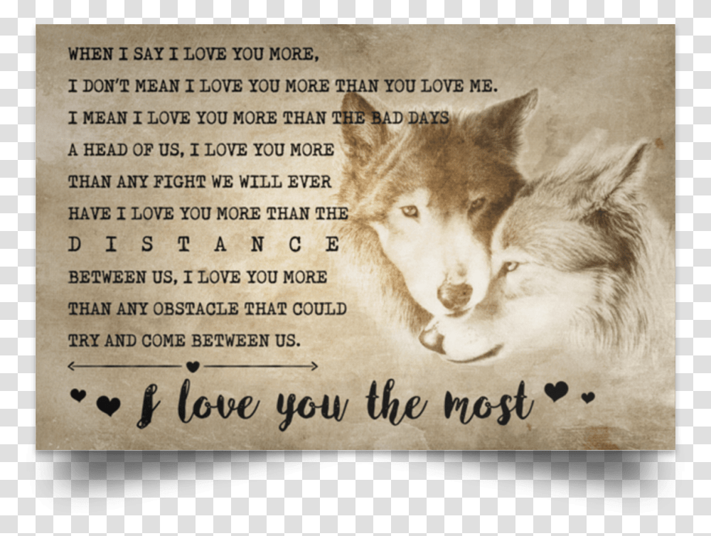 Wolfs In Love, Poster, Advertisement, Flyer Transparent Png