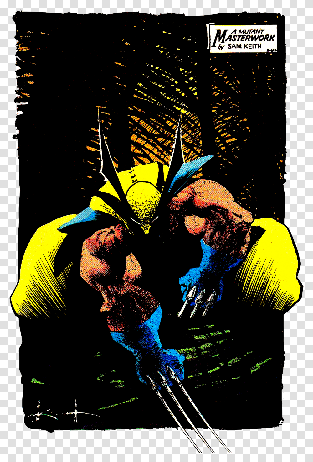 Wolverine By Sam Kieth Wolverine Art Logan Wolverine, Person, Poster, Advertisement Transparent Png