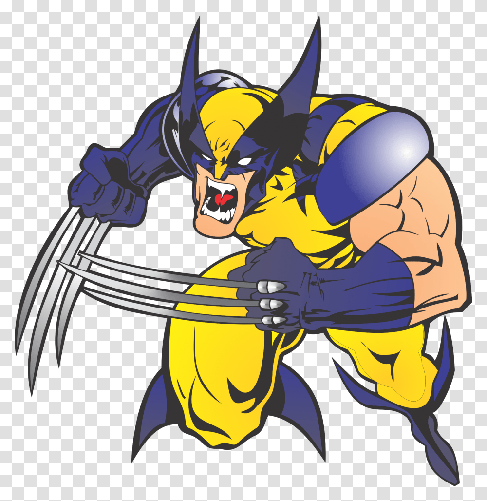 Wolverine Cartoon, Statue, Sculpture, Gargoyle, Hand Transparent Png