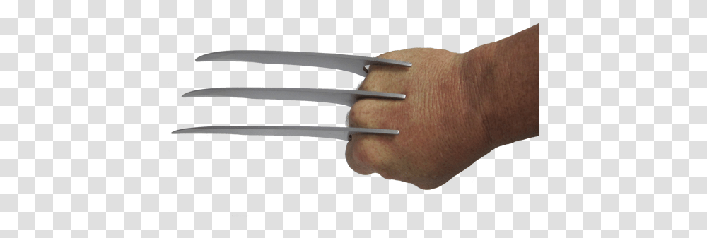 Wolverine Claws Blades Of Wolverine, Fork, Cutlery, Person, Human Transparent Png
