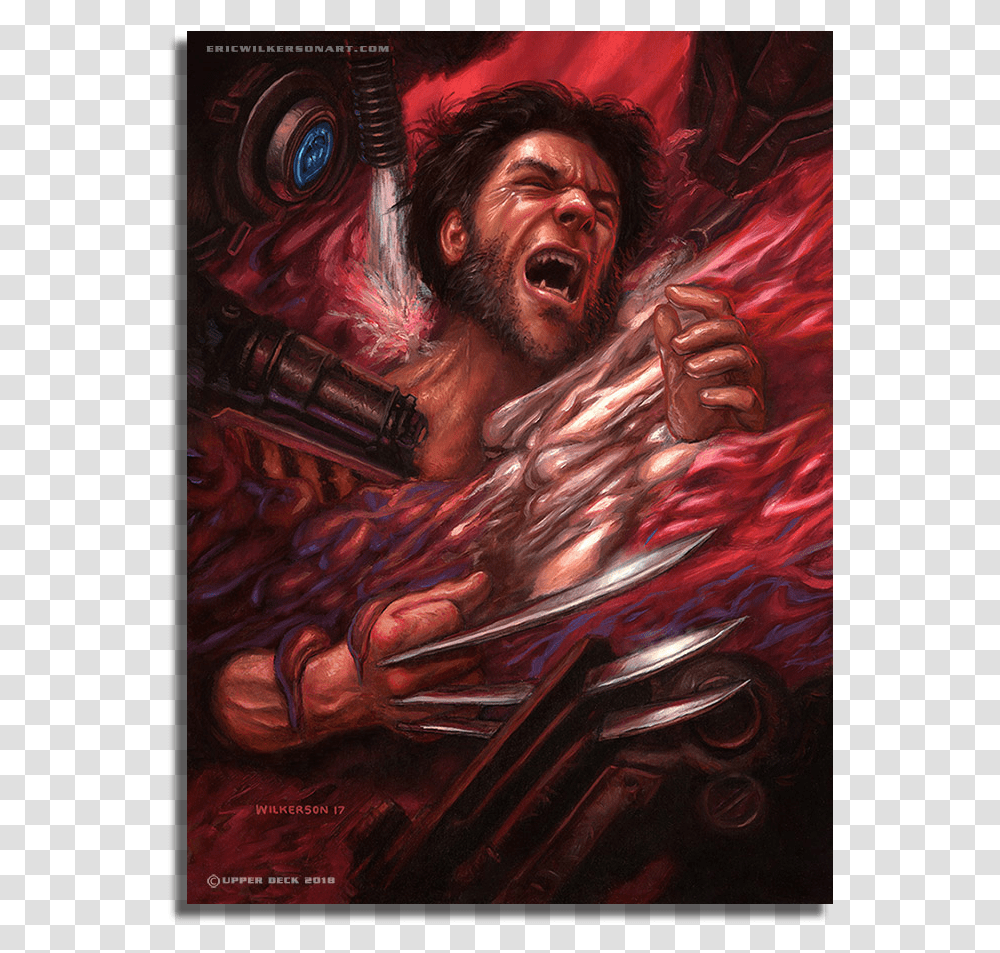 Wolverine Dampg Final Eric Wilkerson Sm Modern Art, Person, Painting, Outdoors, Nature Transparent Png