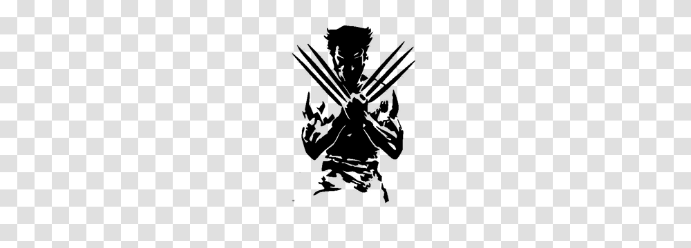 Wolverine, Fantasy, Samurai, Stencil, Arrow Transparent Png