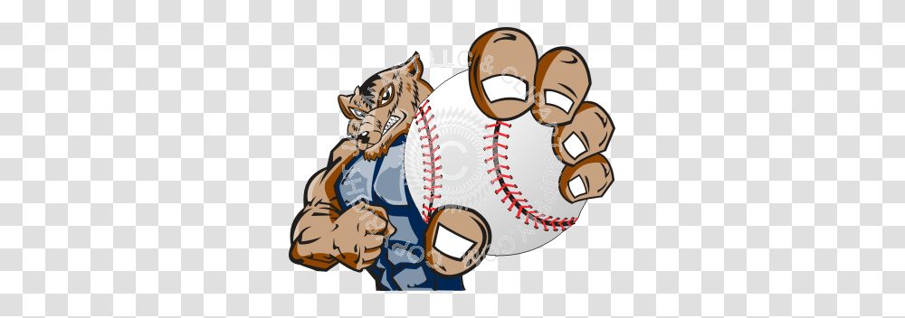 Wolverine Holding Baseball, Team Sport, Sports, Apparel Transparent Png