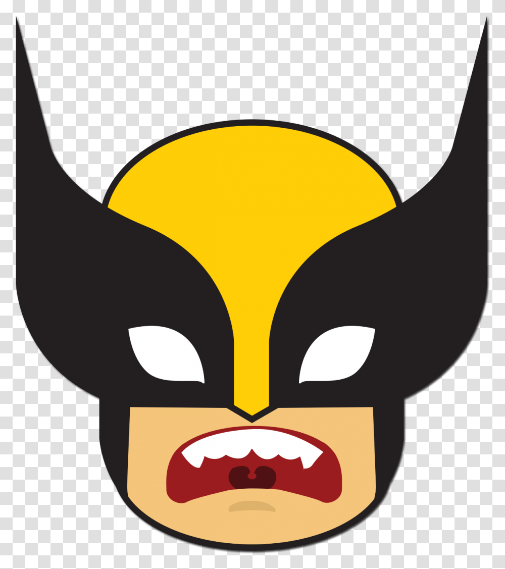 Wolverine Luggage Decal Mascara Wolverine, Mask, Teeth, Mouth, Lip Transparent Png
