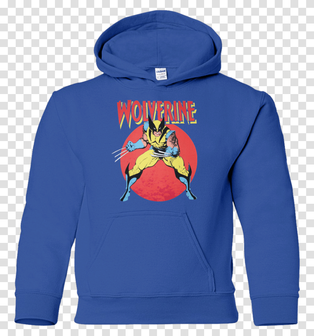 Wolverine Retro Comic Youth Hoodie Sweatshirts Piaggio Hoodie, Apparel, Sweater, Person Transparent Png