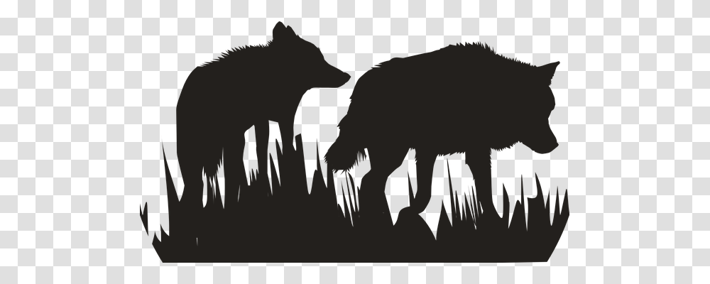 Wolves Animals, Silhouette, Mammal, Wildlife Transparent Png