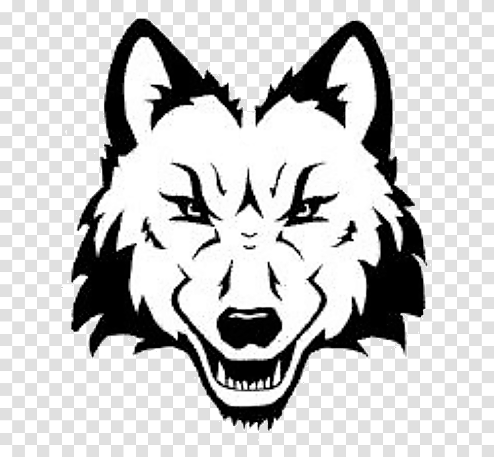 Wolves Angry Background Wolf Head Clipart, Stencil, Mammal, Animal, Snout Transparent Png