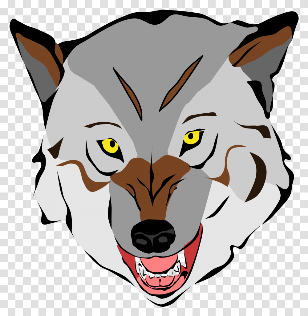 Wolves Download Football Files Scary Wolf Images Cartoon, Mammal, Animal, Coyote, Red Wolf Transparent Png