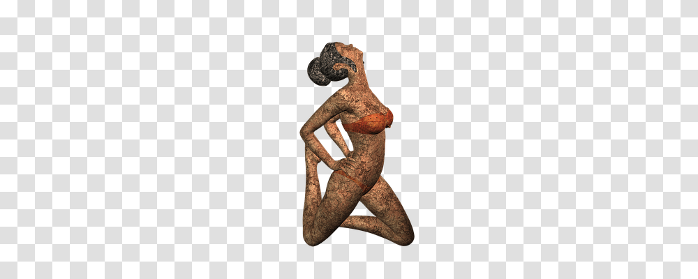 Woman Person, Bronze, Figurine Transparent Png