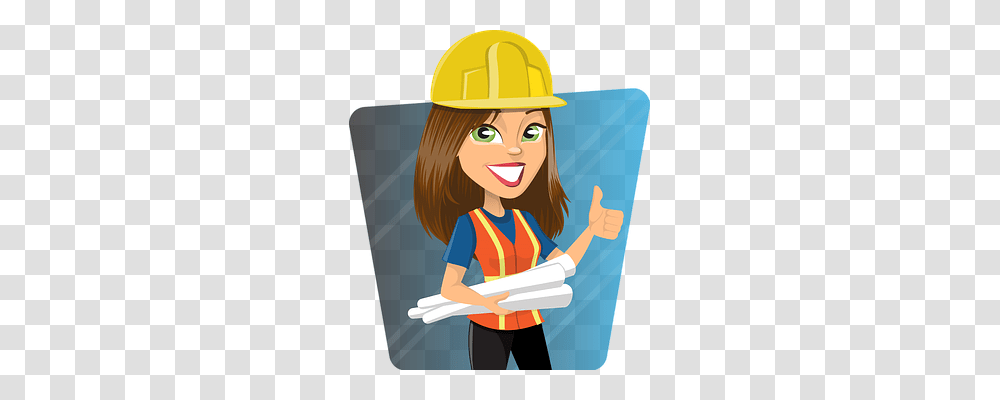 Woman Person, Female, Girl, Hardhat Transparent Png