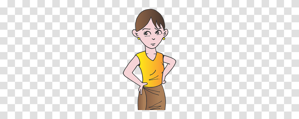 Woman Person, Undershirt Transparent Png