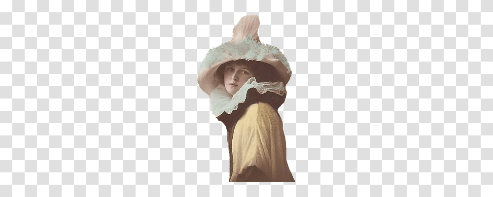 Woman Person, Apparel, Bonnet Transparent Png