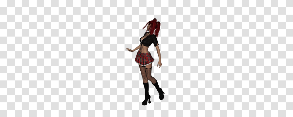 Woman Person, Skirt, Tartan Transparent Png