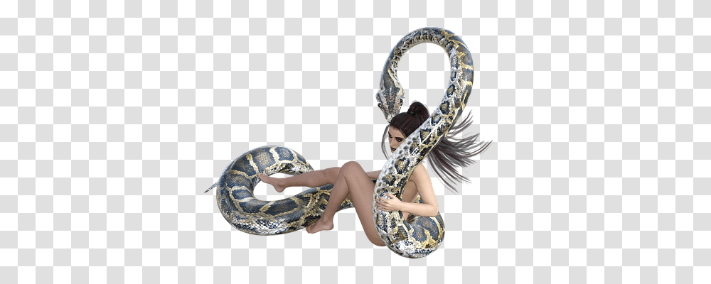 Woman Person, Anaconda, Snake, Reptile Transparent Png