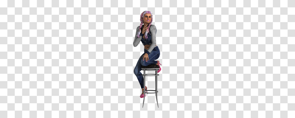 Woman Person, Furniture, Sitting Transparent Png