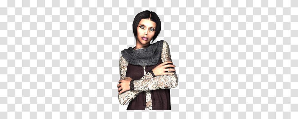 Woman Person, Scarf, Female Transparent Png