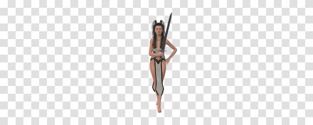 Woman Person, Costume, Weapon Transparent Png