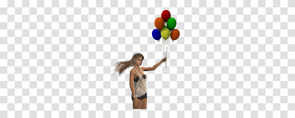 Woman Person, Ball, Balloon, Human Transparent Png