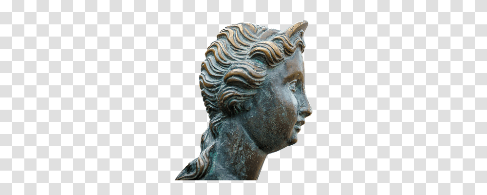 Woman Person, Head, Sculpture Transparent Png
