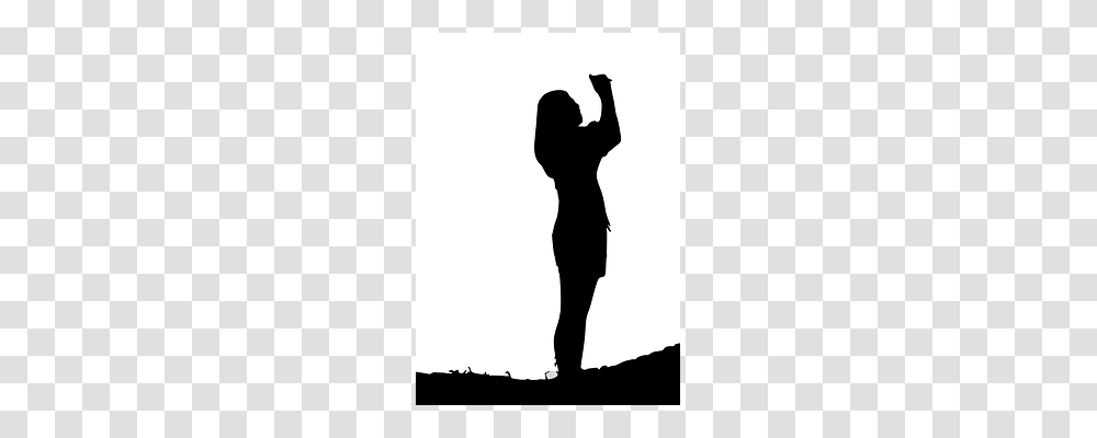 Woman Silhouette, Standing, Person, Human Transparent Png