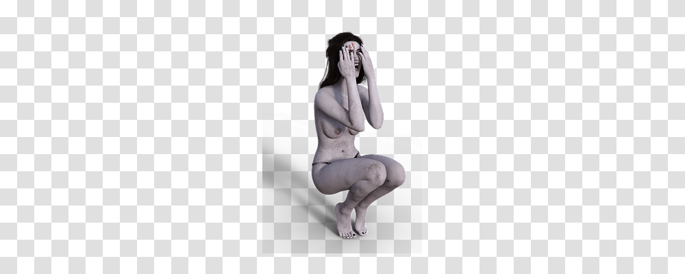 Woman Person, Kneeling, Sitting Transparent Png