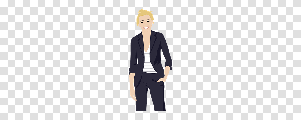 Woman Person, Suit, Overcoat Transparent Png