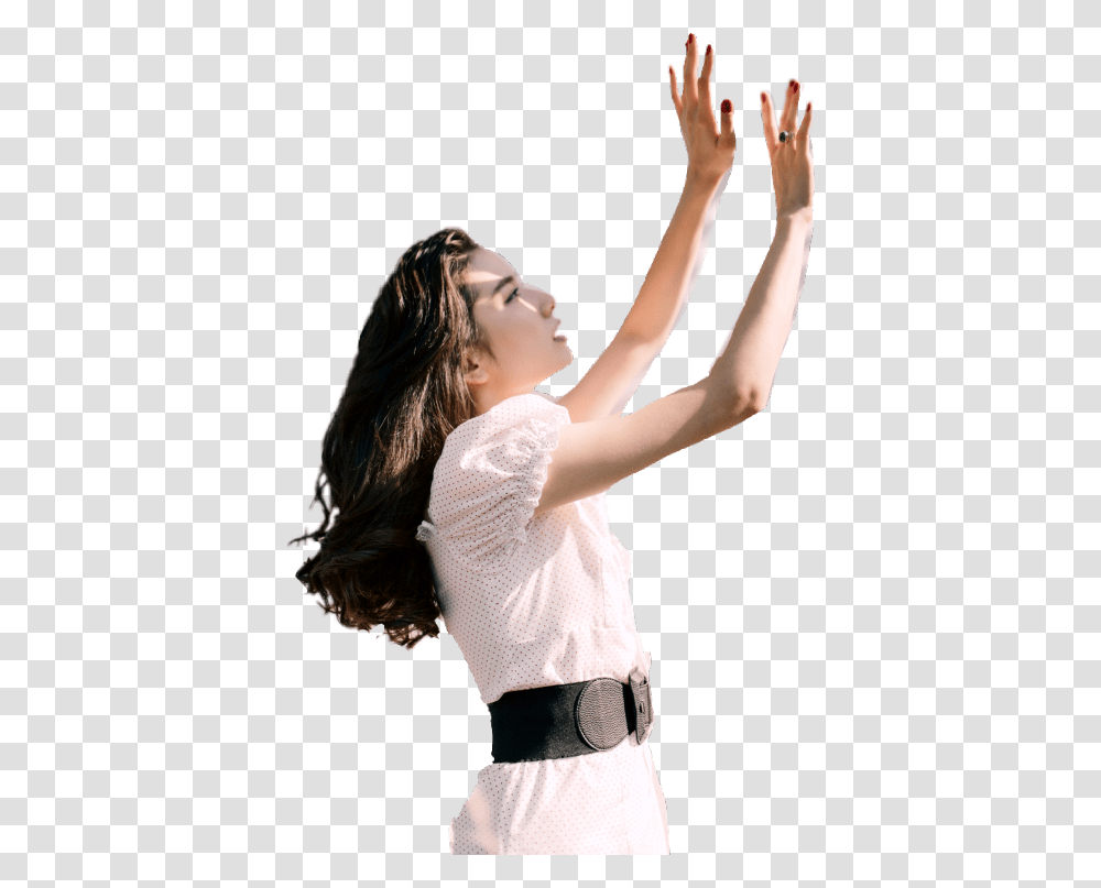 Woman Amazed Epiphany Girl, Person, Dance Pose, Leisure Activities Transparent Png