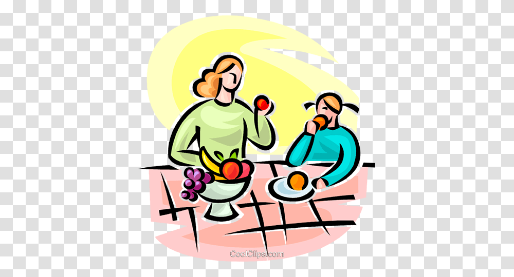 Woman And Girl Eating Fruit Royalty Free Vector Clip Art, Juggling, Poster, Advertisement, Washing Transparent Png