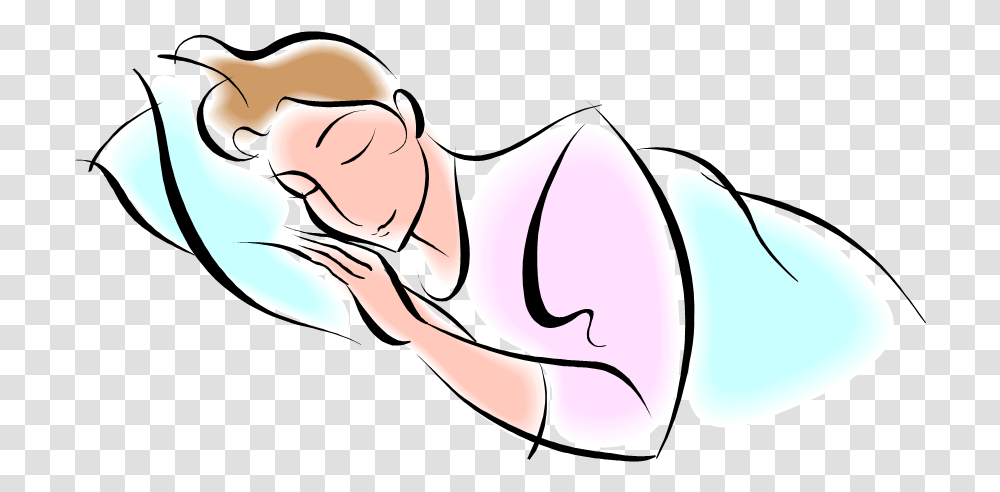 Woman And Man Asleep In Bed Sleep Cartoon, Prayer, Worship, Kneeling, Smelling Transparent Png