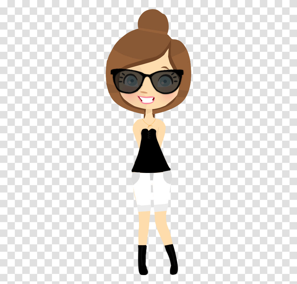 Woman Black Background Cartoon, Sunglasses, Accessories, Accessory, Person Transparent Png