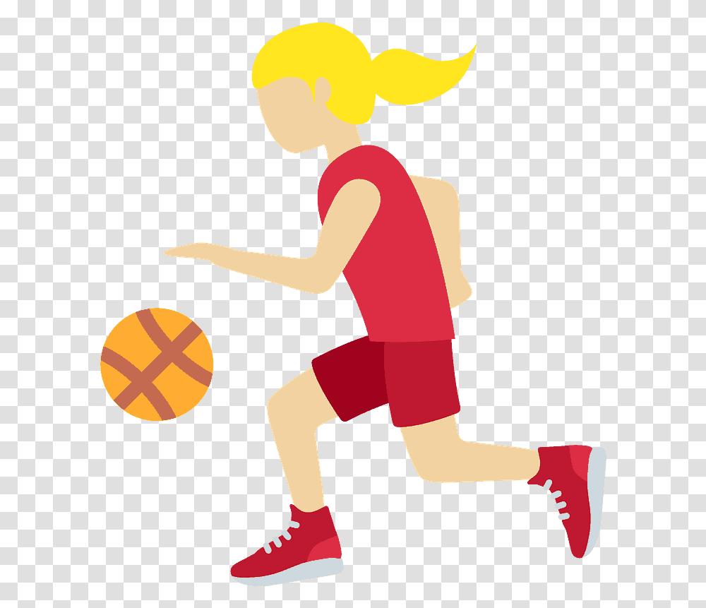 Woman Bouncing Ball Emoji Clipart Bouncing Basket Ball Clip Art, Person, Clothing, Shorts, People Transparent Png