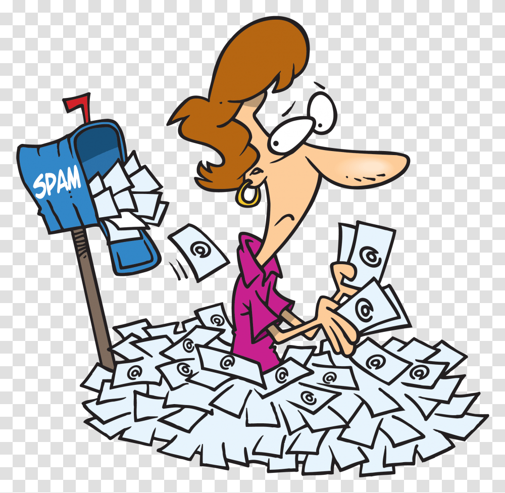 Woman Buried Under Spam Mail, Performer, Game, Money Transparent Png