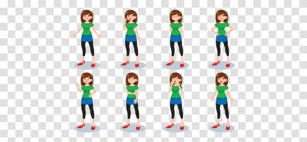 Woman Cartoons Vector Female 2d Character Illustration, Person, Leisure Activities, Girl Transparent Png