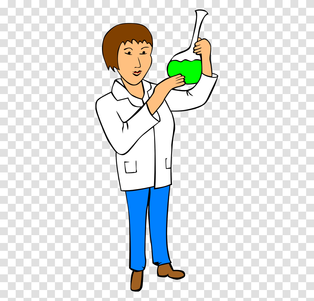 Woman Chemist Clipart For Web, Person, Hand Transparent Png