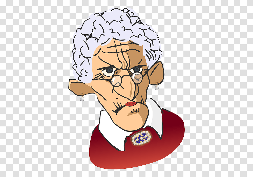 Woman Clipart Old Age, Person, Face, Chef, Doodle Transparent Png