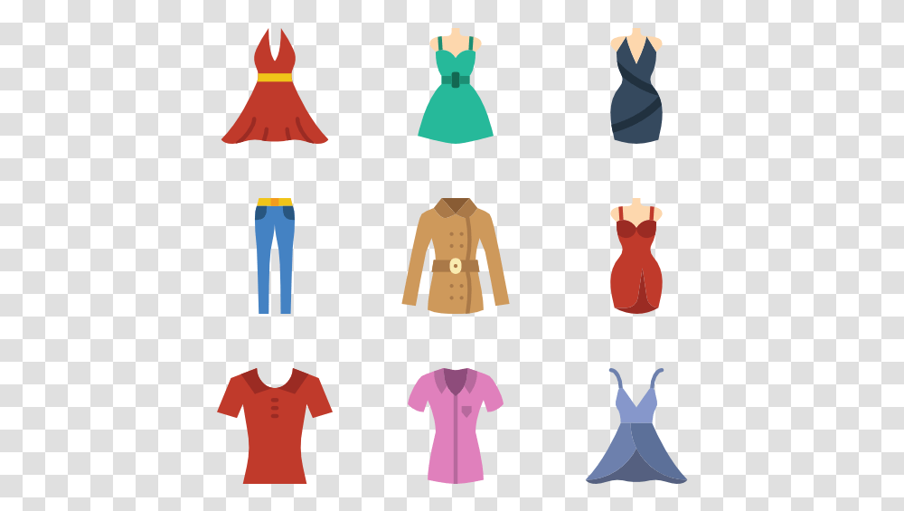 Woman Clothes Clothes Vector Icon, Poster, Coat, Leisure Activities Transparent Png