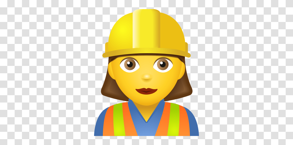 Woman Construction Worker Icon Construction Worker, Clothing, Apparel, Hardhat, Helmet Transparent Png