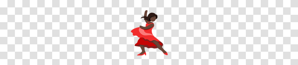 Woman Dancing Dark Skin Tone Emoji On Messenger, Performer, Person, Human, Dance Pose Transparent Png