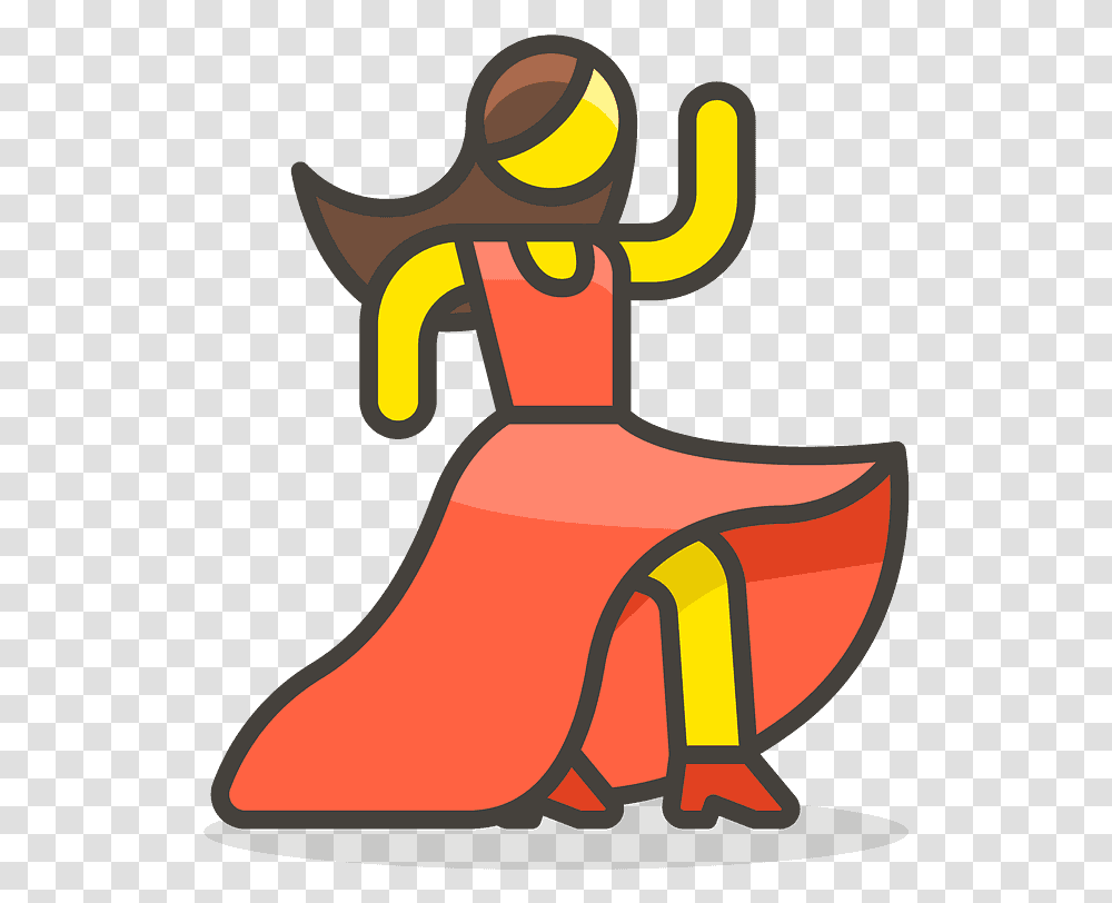 Woman Dancing Emoji Clipart Icon Dancing, Chair, Furniture, Leisure Activities Transparent Png