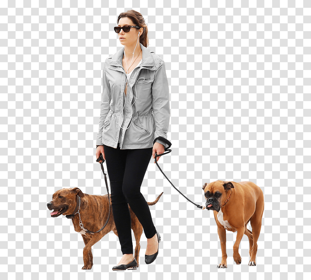 Woman Dogs Gray People Cutout Render People Walking Dog, Person, Clothing, Pet, Canine Transparent Png