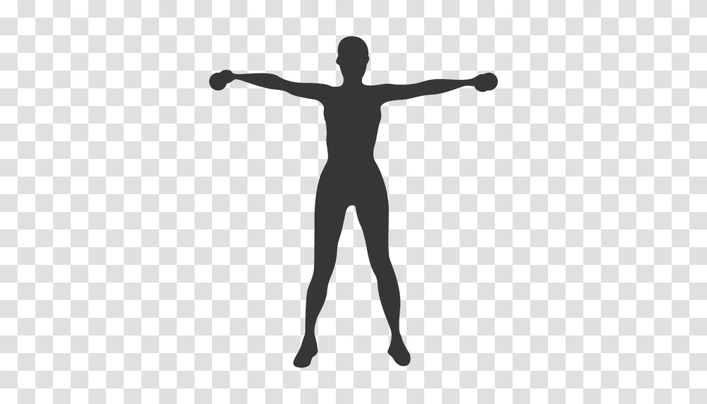 Woman Doing Exercise Fitness Silhouette, Person, Water, Leisure Activities, Hand Transparent Png