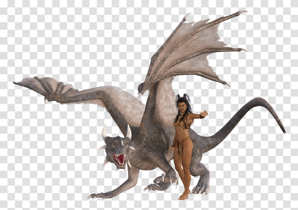 Woman Dragon Mystical Digital Art Fantasy Isolated Female Character Warrior Fantasy Art, Person, Human, Statue, Sculpture Transparent Png