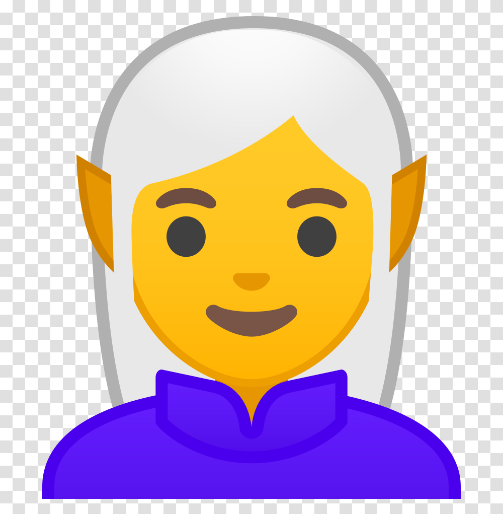 Woman Elf Icon Google Elf Emoji, Apparel Transparent Png