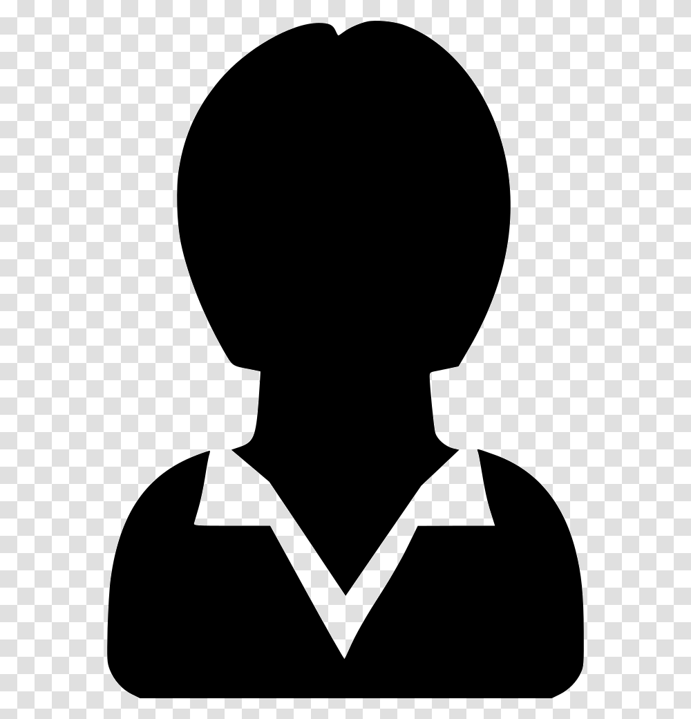 Woman Employee, Silhouette, Stencil Transparent Png