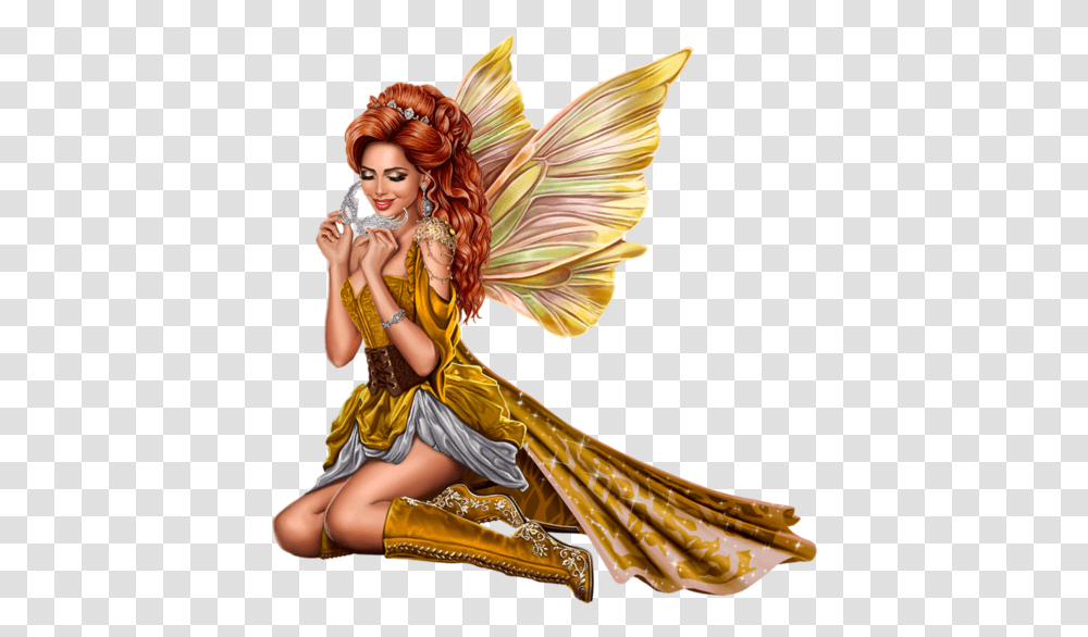 Woman Fairy Girl Femme Female Wings Fantasy Woman, Person, Human, Costume Transparent Png