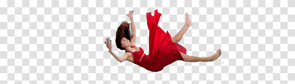 Woman Falling Woman Falling In Dress, Person, Human, Dance Pose, Leisure Activities Transparent Png