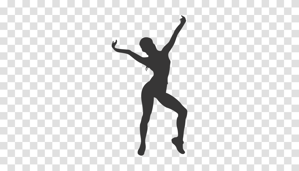 Woman Fitness Silhouette, Person, Human, Dance, Ballet Transparent Png