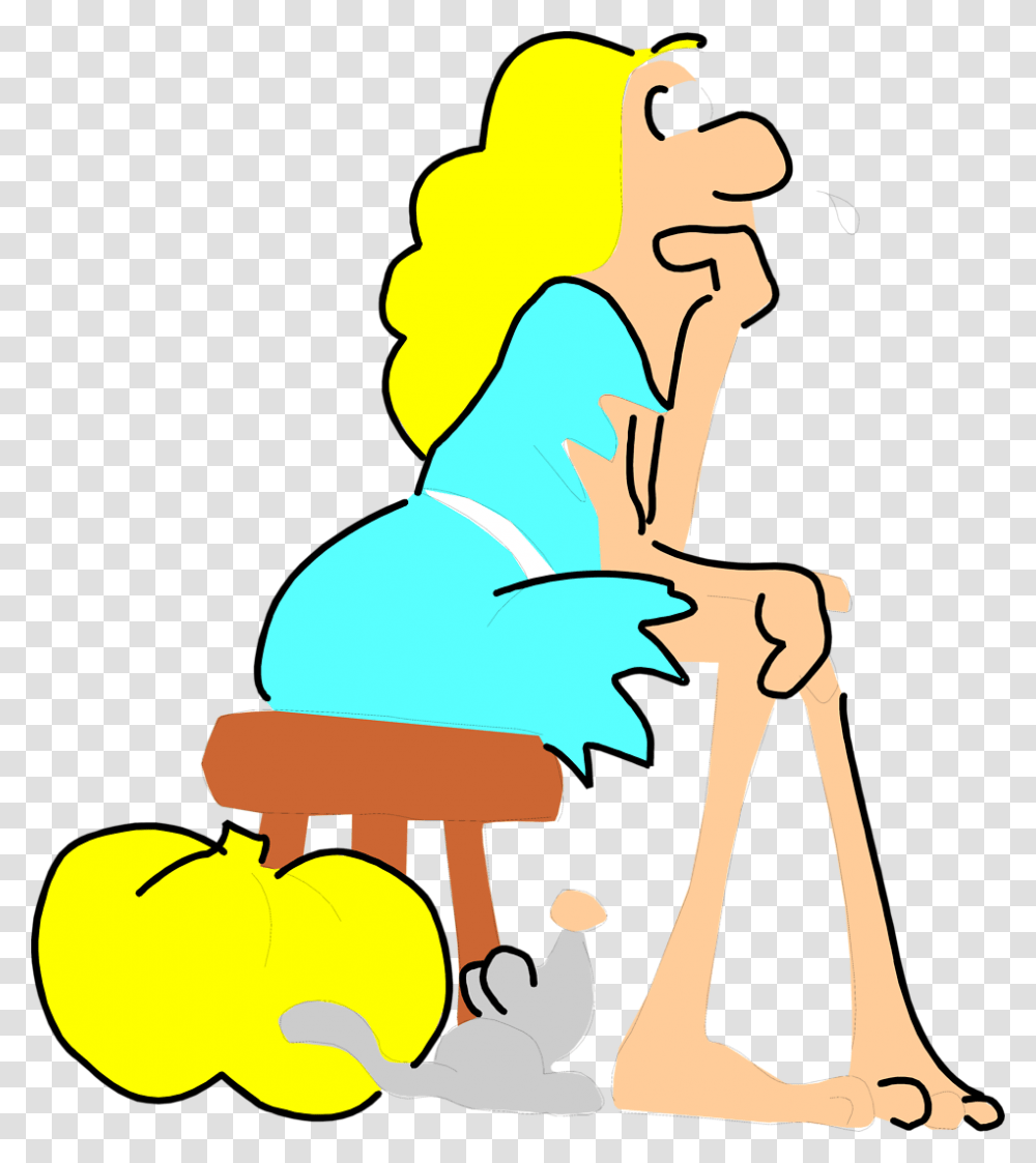 Woman Free Stock Photo Cartoon Woman Stock Images Free, Person, Outdoors, Sitting Transparent Png